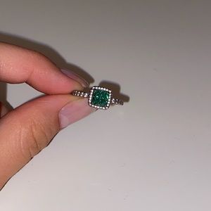 Pandora Ring, Emerald Green